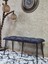 Metal Siyah Tel Ayaklı 100 cm Puf Bench - Puf - Bench - Oturak - Mutfak Oturağı - Antre Oturağı Füme Renk 100 x 40 Boyut/ebat 1