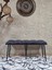 Metal Siyah Tel Ayaklı 100 cm Puf Bench - Puf - Bench - Oturak - Mutfak Oturağı - Antre Oturağı Füme Renk 100 x 40 Boyut/ebat 2