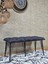 Metal Siyah Tel Ayaklı 100 cm Puf Bench - Puf - Bench - Oturak - Mutfak Oturağı - Antre Oturağı Füme Renk 100 x 40 Boyut/ebat 3