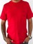 Regular Fit Bisiklet Yaka %100 Pamuk Kısa Kol Unisex Basic Kırmızı Tişört 6