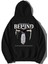 Unisex Oversize Behind Anime Hoodie Siyah 1