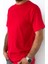 Regular Fit Bisiklet Yaka %100 Pamuk Kısa Kol Unisex Basic Kırmızı Tişört 3