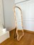 Doğal Ahşap Çerçeveli Bulut Model 180X80 cm ( Naturel ) Ayaklı Boy Aynası 3