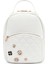 Kadın Beyaz Aksesuarlı Kapitone Sırt Çantası 25ABD2614KP 3