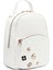 Kadın Beyaz Aksesuarlı Kapitone Sırt Çantası 25ABD2614KP 5