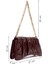 Kadın Bordo Zincir Askılı Rugan Abiye Omuz Çantası 25ABD270016 2