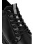 Erkek Siyah Bağcıklı Deri Sneaker 25WFD691318 9