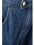 Eddie Bowed Jean - Mavi - Denim Kumaş - Şekilli Elegans ile Modern Tasarım 4