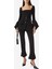 Slim-Fit Basque Pantolon, Siyah 2