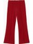 Knack Pantolon Retro Flare Kesim ve Canlı Kırmızı ile Şıklığı Yansıtan Kadın Pantolonu 1