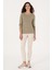 Kadın Açık Haki Sweatshirt 50315419-VR183 4