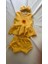 Sarı Ribana Kız Bebek-Çocuk Şort Bluz Bandana Babet Çorap Set 6-36 Ay 2