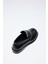 Loafer 2508 - Parmak Arası Klasik Loafer Siyah Kadın Loafer 4