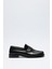 Loafer 2508 - Parmak Arası Klasik Loafer Siyah Kadın Loafer 5