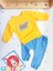 Kız Erkek Bebek Çocuk 2li Takım Alt Üst Swaetshirt Pantolon Takım 1