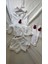 Beyaz Ribana Bebek-Çocuk Şort Bluz Bandana Uğurböceği Keçeli Beyaz Çorap Set 1