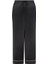 Siyah Ipek Classic Pyjama Pantolon , Rahat, Cep Detaylı, Bağcıklı Bel 2