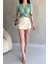 Kruvaze Yaka Crop Bluz 5