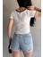 Havuz Yaka Biye Detaylı Crop Bluz 2
