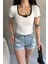 Havuz Yaka Biye Detaylı Crop Bluz 4