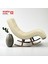 Dinlenme Koltuğu Napoli 2 Sallanan Ergonomik teddy/Şönil Beyaz 160x75 2