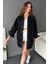 Düğmeli Çift Cep Oversize Denim Gömlek Ceket 2