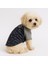 %100 Pamuk Kedi ve Köpek Kıyafeti - Lacivert Geo Desenli Basic T-Shirt 1