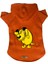 Kapişonlu Polar Sweatshirt Köpek ve Kedi Kıyafeti & Elbisesi - Turuncu Rabugento 1