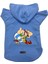 Kapişonlu Polar Sweatshirt Köpek ve Kedi Kıyafeti & Elbisesi - Mavi Astrix ve Obelix 1