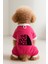 Kedi ve Köpek Kıyafeti & Elbisesi - Pembe 4 Bacak Tulum The Dog Face 1