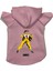 Kapişonlu Polar Sweatshirt Köpek ve Kedi Kıyafeti & Elbisesi - Pembe Mask 1