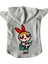 Kapişonlu Polar Sweatshirt Köpek ve Kedi Kıyafeti & Elbisesi - Beyaz Blossom 1
