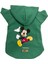Kapişonlu Polar Sweatshirt Köpek ve Kedi Kıyafeti & Elbisesi - Yeşil Yeni Mickey 1