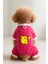 Kedi ve Köpek Kıyafeti & Elbisesi - Pembe 4 Bacak Tulum Pikachu 1