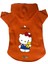 Kapişonlu Polar Sweatshirt Köpek ve Kedi Kıyafeti & Elbisesi - Turuncu Hello Kitty 1