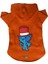 Kapişonlu Polar Sweatshirt Köpek ve Kedi Kıyafeti & Elbisesi - Turuncu Bear 1