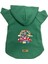Kapişonlu Polar Sweatshirt Köpek ve Kedi Kıyafeti & Elbisesi - Yeşil City 30 1
