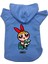 Kapişonlu Polar Sweatshirt Köpek ve Kedi Kıyafeti & Elbisesi - Mavi Blossom 1
