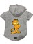 Kapişonlu Polar Sweatshirt Köpek ve Kedi Kıyafeti & Elbisesi - Garfield 1