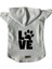 Kapişonlu Sweatshirt Köpek ve Kedi Kıyafeti & Elbisesi - Beyaz Love 1