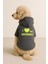 Kapüşonlu Sweatshirt Köpek ve Kedi Kıyafeti Antrasit I Love Mommy 1