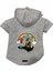 Kapişonlu Polar Sweatshirt Köpek ve Kedi Kıyafeti & Elbisesi - Gri City 28 1
