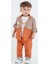 Cepli Gömlek , Pantolon , T-Shirt 3parça Erkek Bebek Takım MNK31103 1