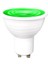 -121/B.YY 7W GU10 LED Çanak Ampul Yeşil Renk Mercekli 540LM Yüksek Verimli Aydınlatma 1