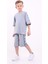 Erkek Çocuk Oversize Sport Baskılı Şortlu Takım M00749 1
