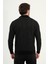 Çizgili Slim Fit Fermuarlı Yarım Balıkçı Yaka Şönil Kumaş Erkek Triko Kazak 4