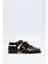 Loafer 2507 - Parmak Arası Çapraz Acı Kahve Kadın Loafer 2