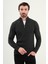 Kırçıllı Slim Fit Fermuarlı Yarım Balıkçı Yaka Erkek Triko Kazak 1