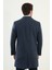 Düz Slim Fit Mono Yaka Klasik Yün Erkek Kaban 4