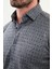 Desenli Slim Fit Uzun Kollu Oduncu Yün Erkek Gömlek 2